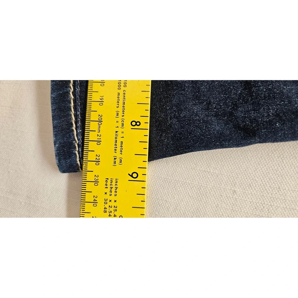 Rock Revival Betty Easy Boot Dark Wash Jeans Bootcut Fleur De Lis Size 28